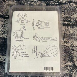 Stampin Up! AIN’T LOVE GRAND Stamp Set 6 Rubber Images With Sayings